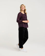 Load image into Gallery viewer, Leah Zig Zag Pleat Top