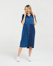 Load image into Gallery viewer, Elise Patchwork Denim Dress