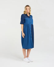 Load image into Gallery viewer, Elise Patchwork Denim Dress