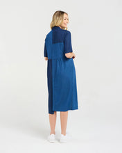 Load image into Gallery viewer, Elise Patchwork Denim Dress