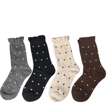 Load image into Gallery viewer, Dot Frill Sock