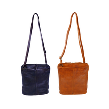 Load image into Gallery viewer, Sm Bucket Washed Leather Handbag