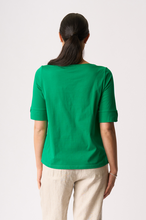Load image into Gallery viewer, Wide Neck Elbow Sleeve Top