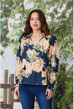 Load image into Gallery viewer, Rose Peasant Top