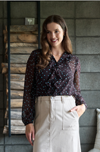 Load image into Gallery viewer, Ruffle & Lace Trim Blouse
