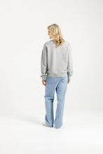 Load image into Gallery viewer, Hugo Crew Alpine Weight - Grey Marle with Silver X