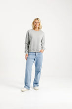 Load image into Gallery viewer, Hugo Crew Alpine Weight - Grey Marle with Silver X