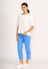 Load image into Gallery viewer, Wide Neck Elbow Sleeve Tee
