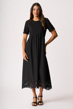Load image into Gallery viewer, Contrast Detail Swing Dress 🆕
