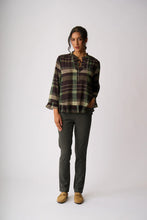 Load image into Gallery viewer, Ruffle Neck Scoop Hem Top
