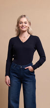 Load image into Gallery viewer, V-Neck Ribbed Jumper
