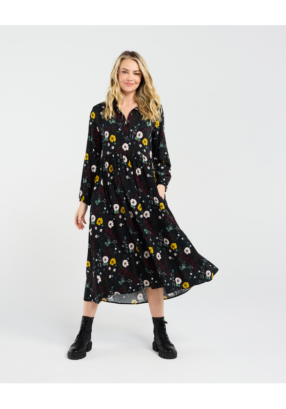 Geneva Button Placket Dress