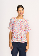 Load image into Gallery viewer, Ruffles &amp; Scoop Hem Top
