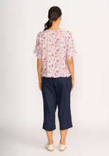 Load image into Gallery viewer, Ruffles &amp; Scoop Hem Top
