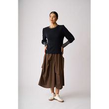 Load image into Gallery viewer, Contrast Pull On Skirt
