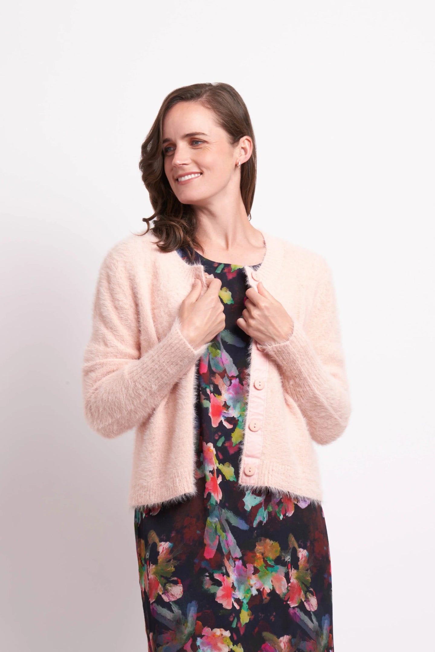 Fluffy Scoop Cardigan