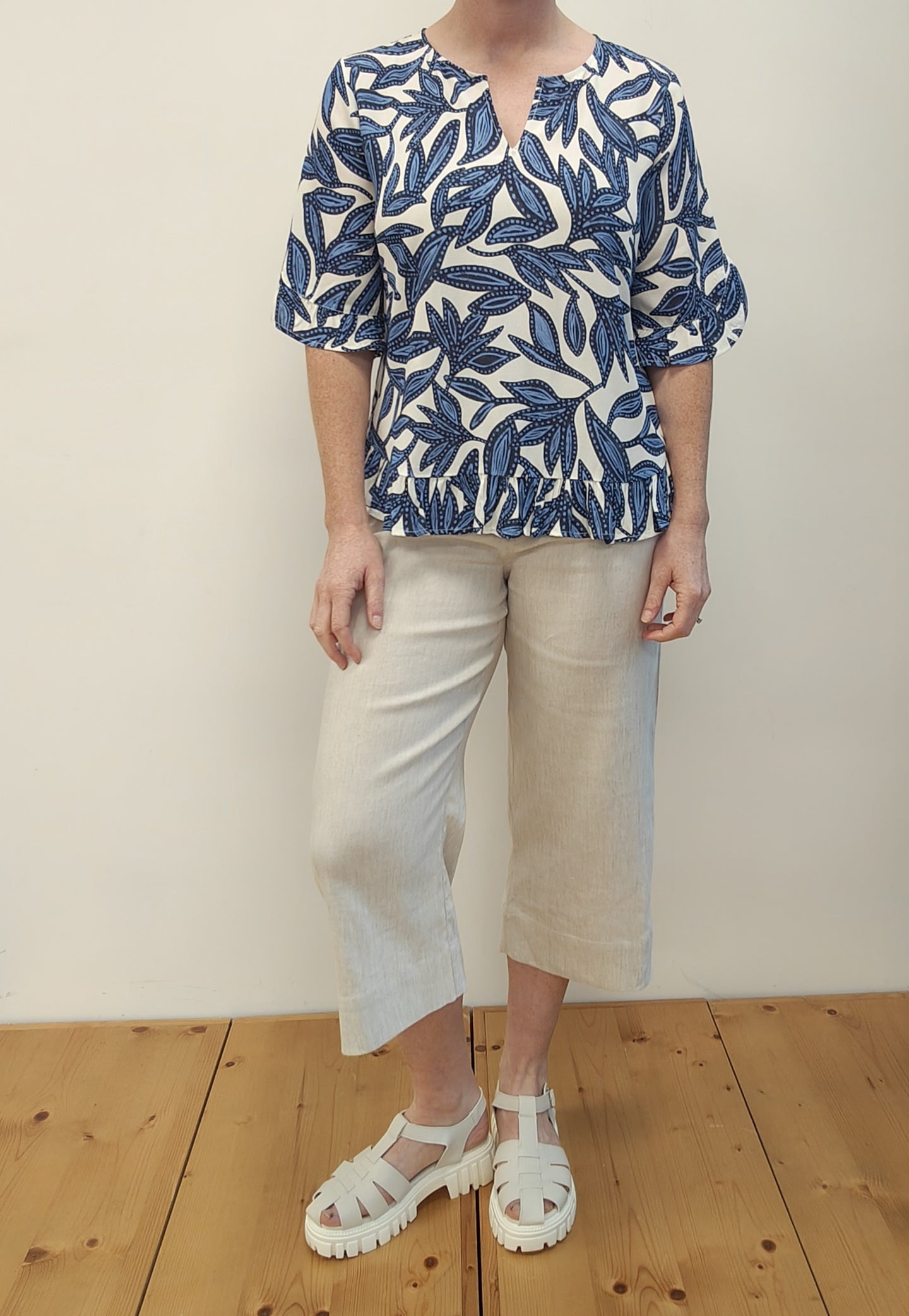 Ruffle Sleeve Top