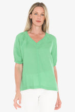 Load image into Gallery viewer, Gather V Neck Top
