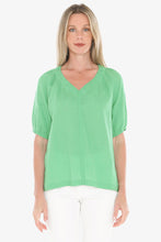 Load image into Gallery viewer, Gather V Neck Top
