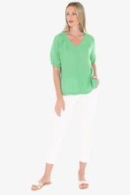 Load image into Gallery viewer, Gather V Neck Top
