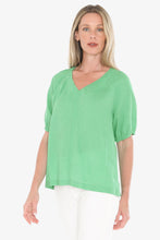 Load image into Gallery viewer, Gather V Neck Top
