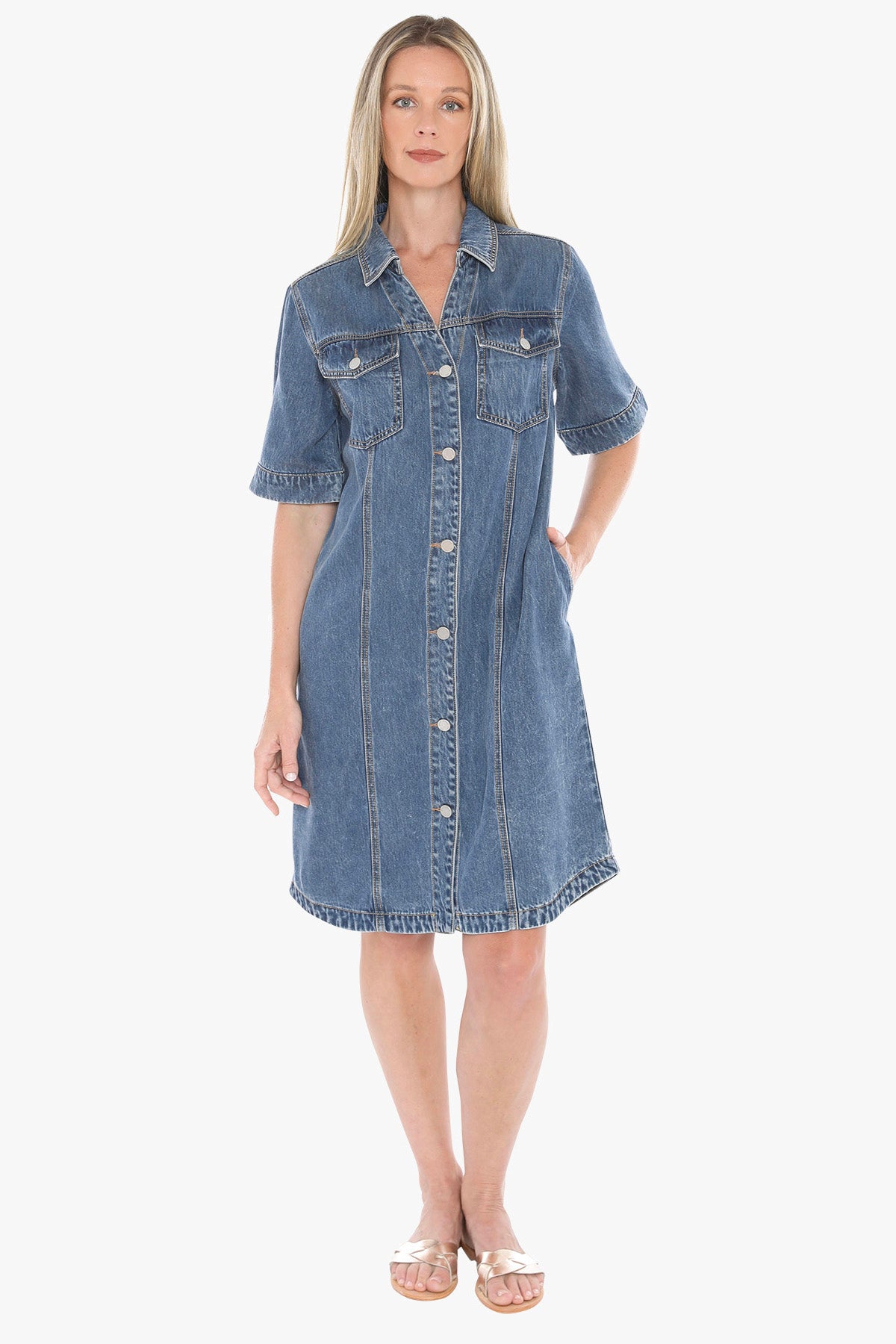 Soft Denim Dress