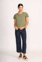 Load image into Gallery viewer, Broderie Sleeve T-Shirt
