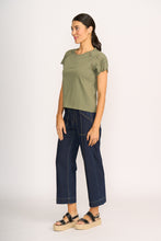 Load image into Gallery viewer, Broderie Sleeve T-Shirt
