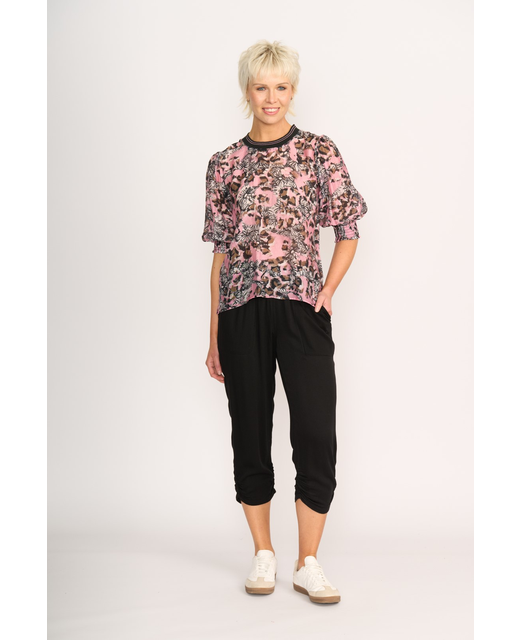 Draped Cuff Detail Pant