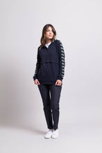 Load image into Gallery viewer, Contrast Trim Hooded Jumper
