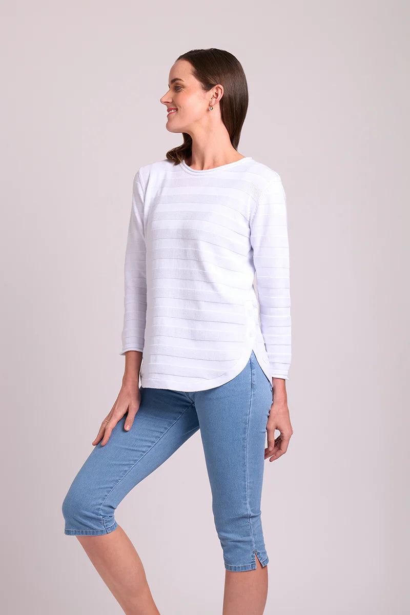 Stripe Scoop Jumper