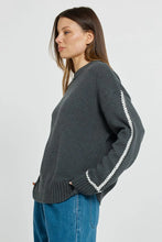 Load image into Gallery viewer, Contrast Stitch Sweater
