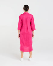 Load image into Gallery viewer, Amelie Plain Linen Shirt Dress
