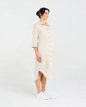 Load image into Gallery viewer, Amelie Plain Linen Shirt Dress
