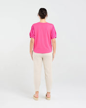 Load image into Gallery viewer, Ariane Broderie Sleeve Tee
