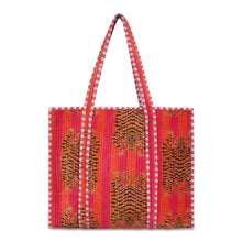 Load image into Gallery viewer, Tibetan Tiger Velvet Tote
