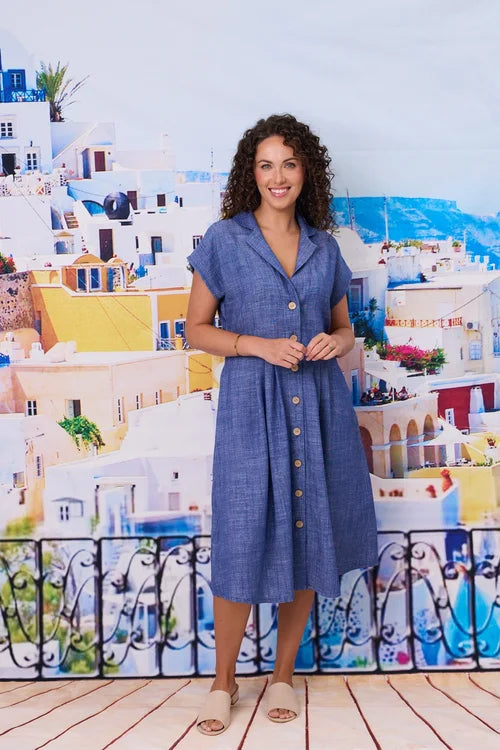Venice Linen Dress
