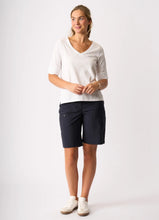 Load image into Gallery viewer, V Neck Elbow Sleeve Top
