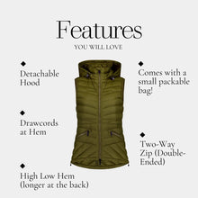 Load image into Gallery viewer, Mary Claire 90/10 Packable Down Vest
