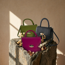 Load image into Gallery viewer, Mini Top Handle Leather Handbag 2557
