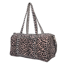 Load image into Gallery viewer, Leopard Velvet Weekender
