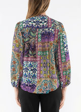Load image into Gallery viewer, Patchwork Floral Top
