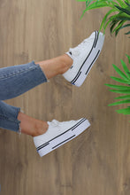 Load image into Gallery viewer, Triple Up Leather Bumper Sneaker
