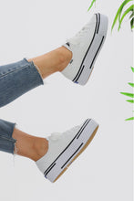 Load image into Gallery viewer, Triple Up Leather Bumper Sneaker
