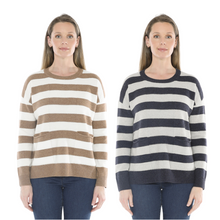 Load image into Gallery viewer, Panel Stripe Pullover
