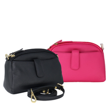 Load image into Gallery viewer, Oval Top Leather Bag 2556

