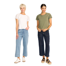 Load image into Gallery viewer, Broderie Sleeve T-Shirt
