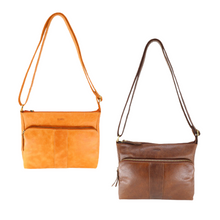 Load image into Gallery viewer, Buffed Leather Cross Body Bag
