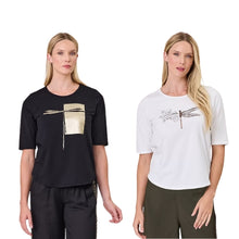Load image into Gallery viewer, Essential Tee Dragonfly Print 🆕
