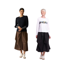 Load image into Gallery viewer, Contrast Pull On Skirt
